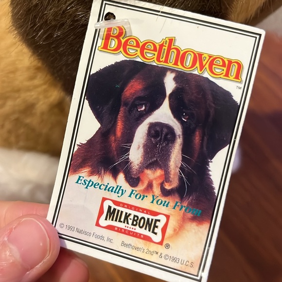 1993 Vintage great condition Beethoven plush dog - Picture 6 of 8